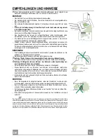 Preview for 11 page of Franke Imagine FIM 1100 W XS WMC Instructions For Use And Installation