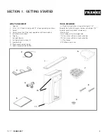 Предварительный просмотр 2 страницы Franke KEP AC-EBF-SND Series Installation Manual