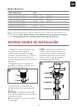 Предварительный просмотр 13 страницы Franke KUBUS FF4250 Installation Manual