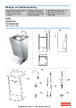 Franke LP21 Installation And Operating Instructions Manual preview