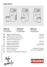 Preview for 1 page of Franke Make it Wonderful HDTX816L 2000100968 Installation And Operating Instructions Manual