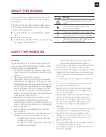 Preview for 19 page of Franke Minerva 3-in-1 Installation And User Manual