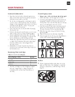 Preview for 31 page of Franke Minerva 3-in-1 Installation And User Manual