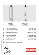 Franke Miranit 2030056584 Installation And Operating Instructions Manual preview