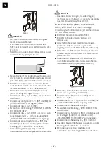 Preview for 42 page of Franke Mythos FMY 45 CM XS Installation And User Manual