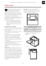 Preview for 21 page of Franke OPERA POC 6 3GAV-D-O Installation And User Manual