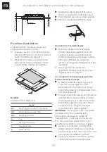 Preview for 22 page of Franke OPERA POC 6 3GAV-D-O Installation And User Manual