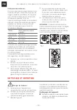 Preview for 26 page of Franke OPERA POC 6 3GAV-D-O Installation And User Manual