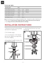 Предварительный просмотр 4 страницы Franke PEAK FFPD5550 Installation Manual