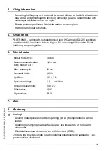 Preview for 41 page of Franke PROTRONIC 2000101180 Installation And Operating Instructions Manual