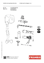 Franke PWC3O0002 Installation And Operating Instructions Manual preview