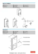 Предварительный просмотр 3 страницы Franke RODX672E Installation And Operating Instructions