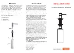 Preview for 1 page of Franke SD5200 Installation Manual