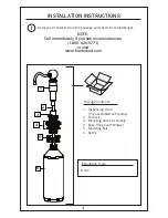 Preview for 2 page of Franke SD6000 Installation Manual