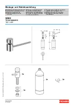 Preview for 1 page of Franke SD80 Installation And Operating Instructions Manual