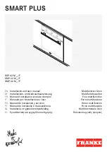 Franke SGP 62 M /F Series Installation And User Manual предпросмотр