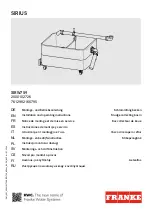 Preview for 1 page of Franke SIRIUS SIRW759 Installation And Operating Instructions Manual