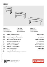 Preview for 1 page of Franke SIRIUS SIRX751 Installation And Operating Instructions Manual