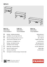 Franke SIRX754 Installation And Operating Instructions Manual preview