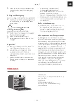 Preview for 23 page of Franke SMART SM 86 P Installation And User Manual