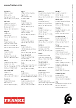 Preview for 132 page of Franke SMART SM 86 P Installation And User Manual