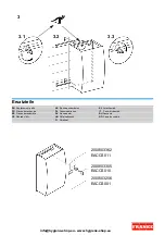 Предварительный просмотр 3 страницы Franke STRX605 Installation And Operating Instructions