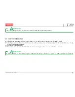 Preview for 15 page of Franke T 200 Operating Instructions Manual