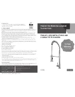 Предварительный просмотр 1 страницы Franke TA 9102 FLEX User Instructions And Guarantee For Mixers