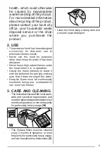 Предварительный просмотр 9 страницы Franke TALE 1215 W XS User Manual