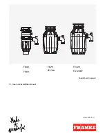 Franke TE-125 User And Installation Manual предпросмотр