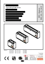Preview for 1 page of Franke uvc-26 Operating Instructions Manual