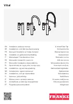 Предварительный просмотр 1 страницы Franke Vital 120.0551.218 Installation And User Manual