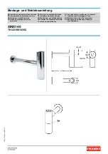 Preview for 1 page of Franke XINX140 Installation And Operating Instructions Manual