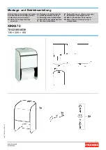 Franke XINX672 Installation And Operating Instructions Manual preview