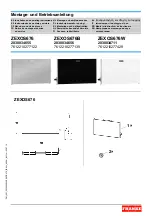 Franke ZEXOS676 Installation And Operating Instructions предпросмотр