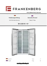 Предварительный просмотр 1 страницы Frankenberg BIG 650 IX+ O2 Instruction Manual