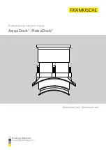 FRÄNKISCHE AquaDock Installation Manual предпросмотр