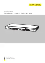 FRÄNKISCHE DATALIGHT Instruction Manual предпросмотр