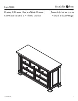 Предварительный просмотр 1 страницы Franklin & Ben 7616 Assembly Instructions Manual