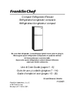 Franklin Chef FCD401 Use And Care Manual preview