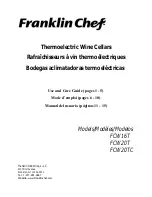Franklin Chef FCW16T Use And Care Manual preview