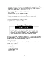 Preview for 16 page of Franklin Chef FIM1000 User Manual