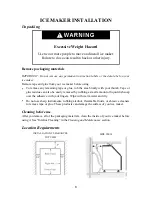 Предварительный просмотр 9 страницы Franklin Chef FIM120 User Manual