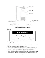 Preview for 8 page of Franklin Chef FIM35 User Manual