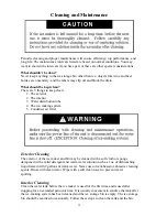 Preview for 16 page of Franklin Chef FIM400 User Manual