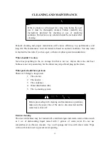 Preview for 20 page of Franklin Chef FIM44 User Manual