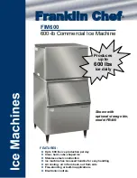 Franklin Chef FIM600 Specifications preview