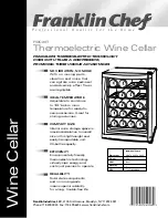 Preview for 2 page of Franklin Chef FWC20T Specifications