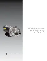 Franklin Electric 15MH05S2 Owner'S Manual preview