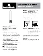 Franklin Electric C1 SERIES Owner'S Manual preview